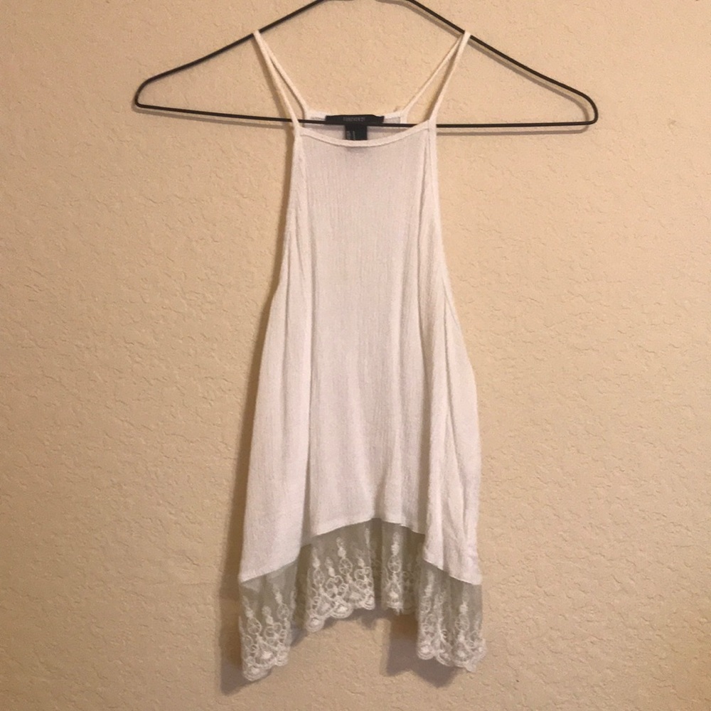 White tank top